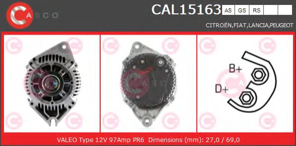 CASCO CAL15163AS