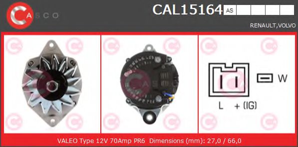 CASCO CAL15164AS