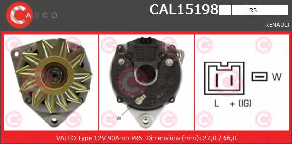 CASCO CAL15198RS