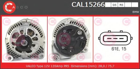 CASCO CAL15266GS