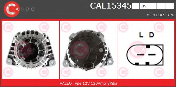 CASCO CAL15345GS