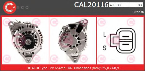 CASCO CAL20116AS