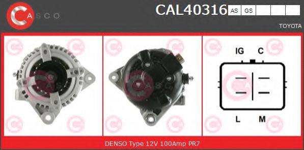 CASCO CAL40316AS CASCO CAL40316AS
