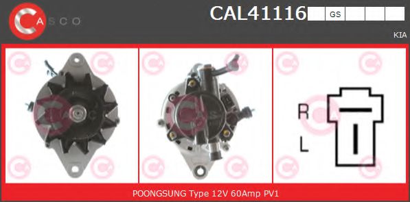 CASCO CAL41116GS