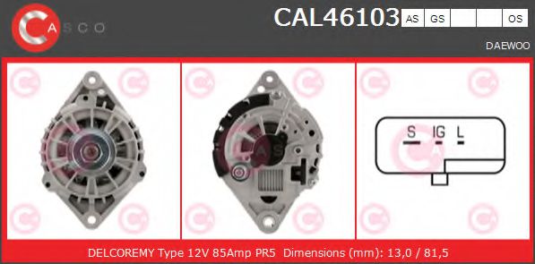 CASCO CAL46103AS