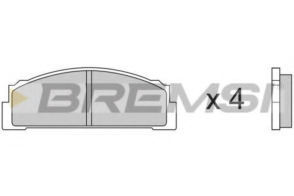 BREMSI BP2001