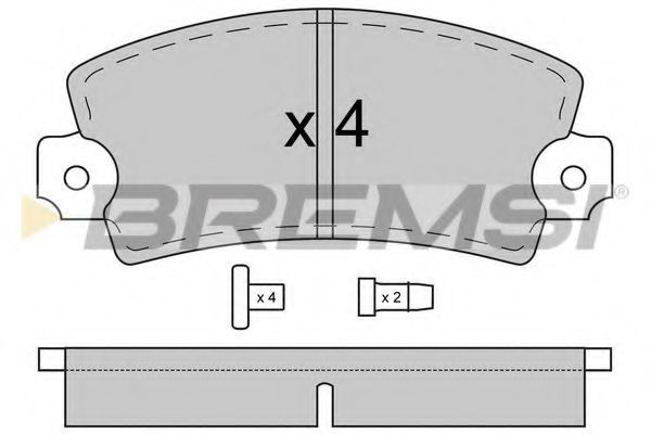 BREMSI BP2018