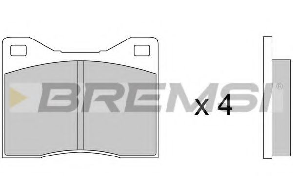 BREMSI BP2043
