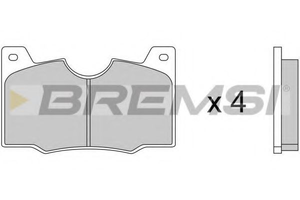BREMSI BP2046