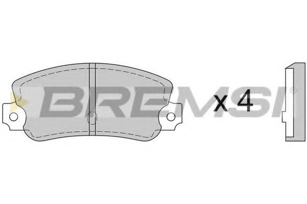 BREMSI BP2074
