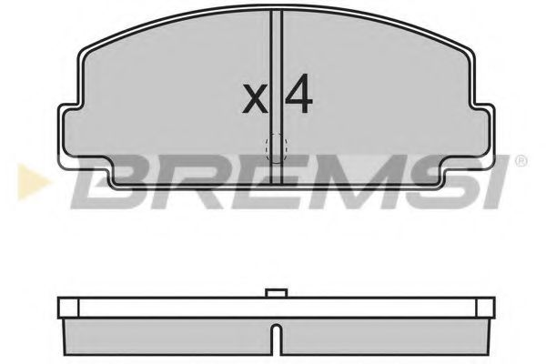 BREMSI BP2137