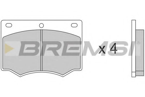 BREMSI BP2169