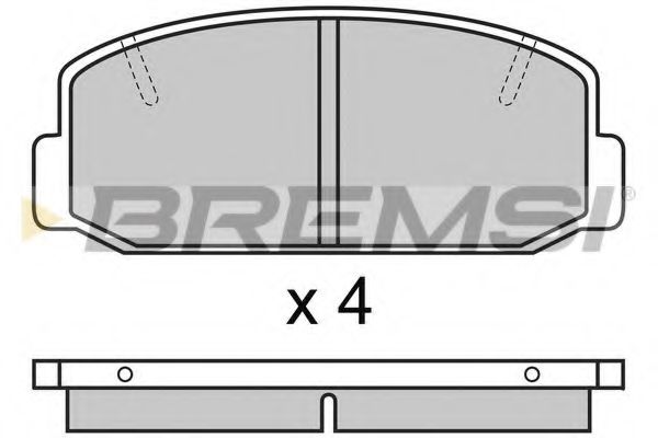 BREMSI BP2223