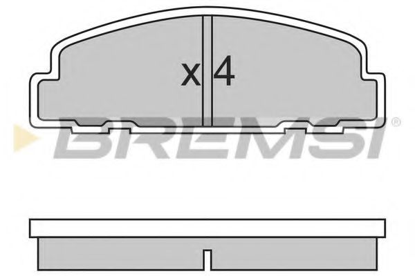 BREMSI BP2329