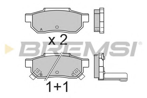 BREMSI BP2397