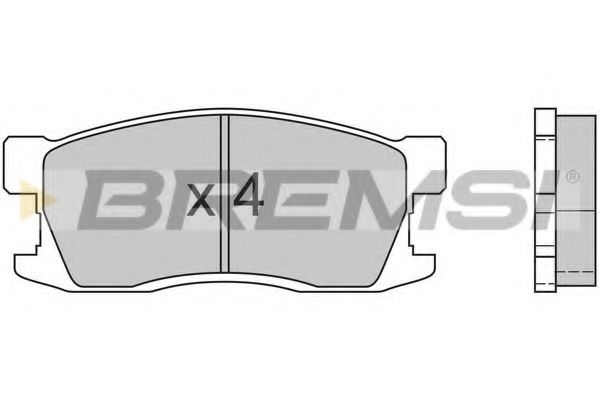 BREMSI BP2407
