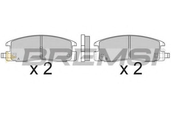 BREMSI BP2493