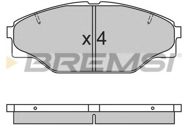 BREMSI BP2617