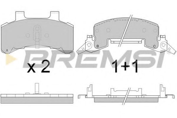 BREMSI BP2784