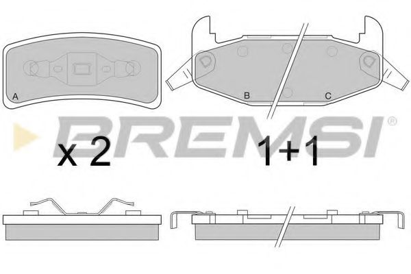 BREMSI BP2787 BREMSI BP2787