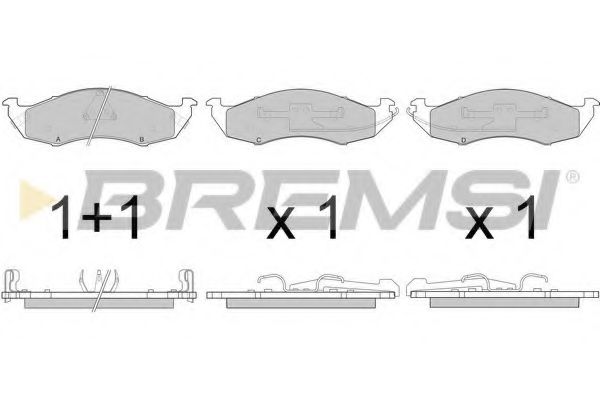 BREMSI BP2791
