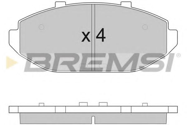 BREMSI BP2916