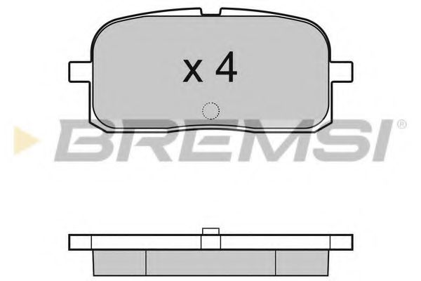 BREMSI BP2988