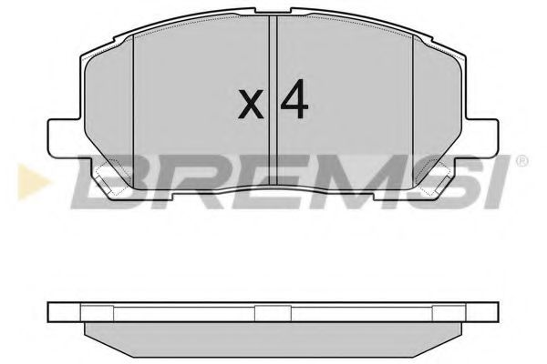 BREMSI BP2989