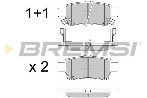 BREMSI BP3259