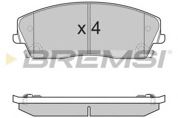 BREMSI BP3389