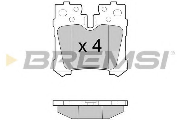 BREMSI BP3463