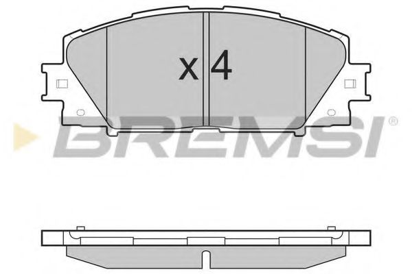 BREMSI BP3498