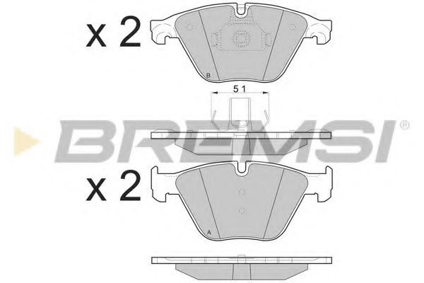 BREMSI BP3500