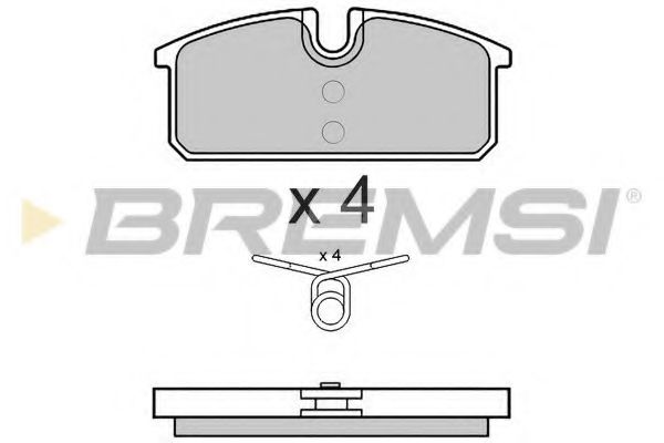 BREMSI BP3542