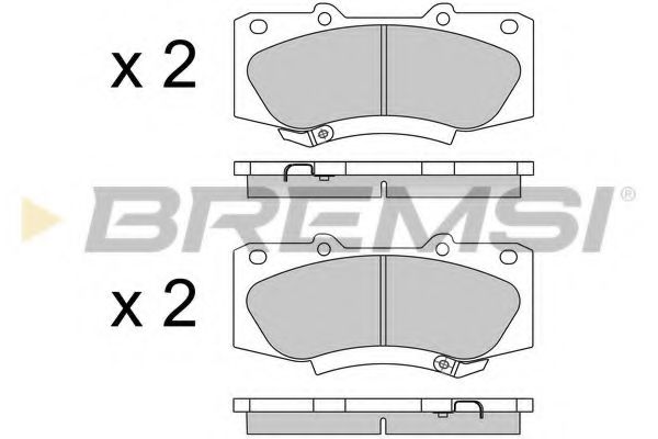 BREMSI BP3549