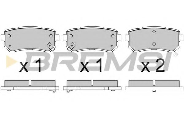 BREMSI BP3614