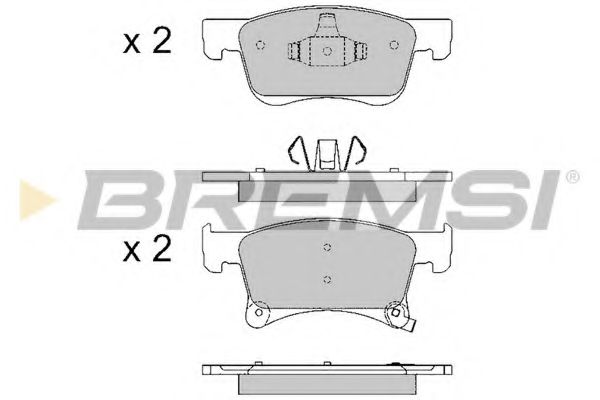 BREMSI BP3644