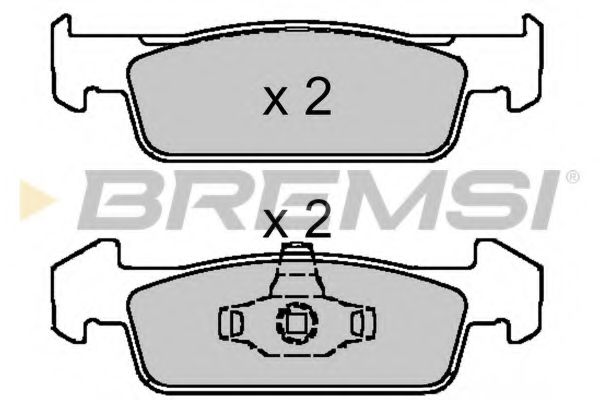 BREMSI BP3647