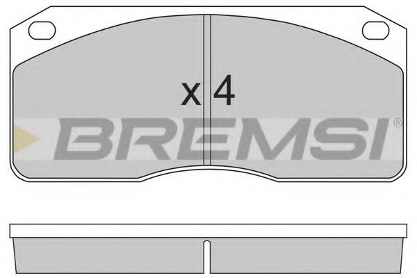 BREMSI BP7238