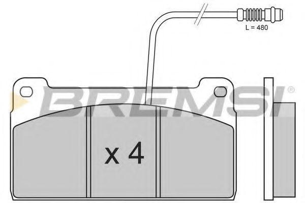 BREMSI BP7254
