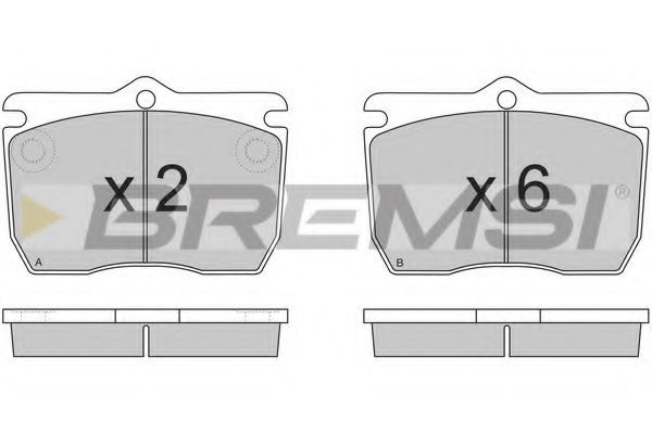 BREMSI BP7257