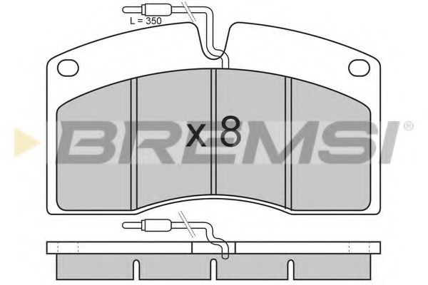 BREMSI BP7262