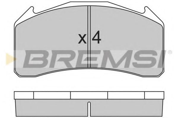 BREMSI BP7319