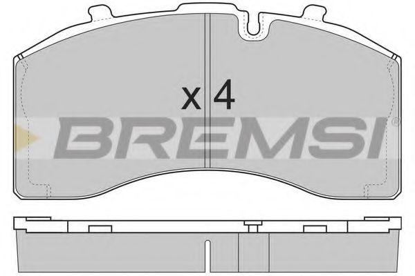 BREMSI BP7330