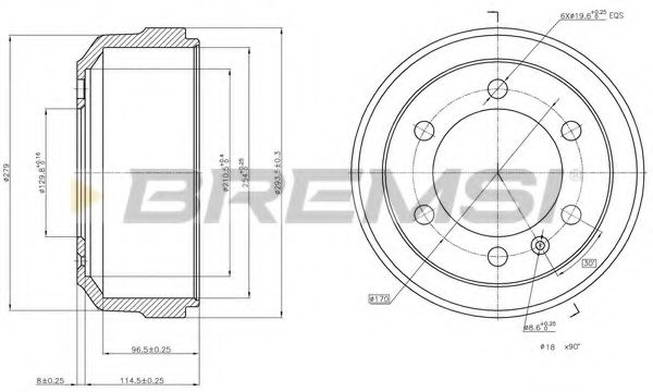 BREMSI DR5083