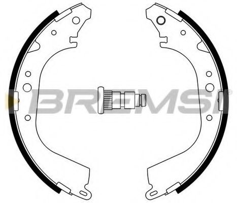 BREMSI GF0555A