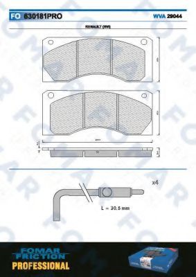 FOMAR Friction FO 630181