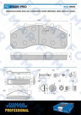 FOMAR Friction FO 674281