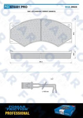 FOMAR Friction FO 674481