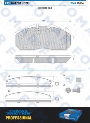 FOMAR Friction FO 674781